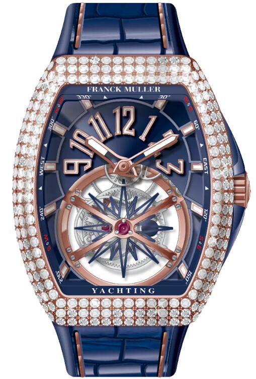 Review Franck Muller Vanguard Yachting Replica Watch V 45 T GR CS YACHT D (BL) (5N) (BL. BL 5N)